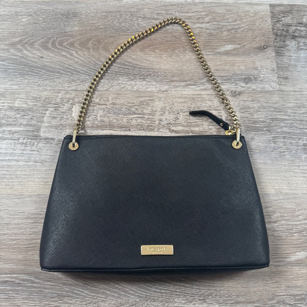 Kate Spade Cat Face Black Crossbody Chain Bag Coquette Y2K - Picture 3 of 10